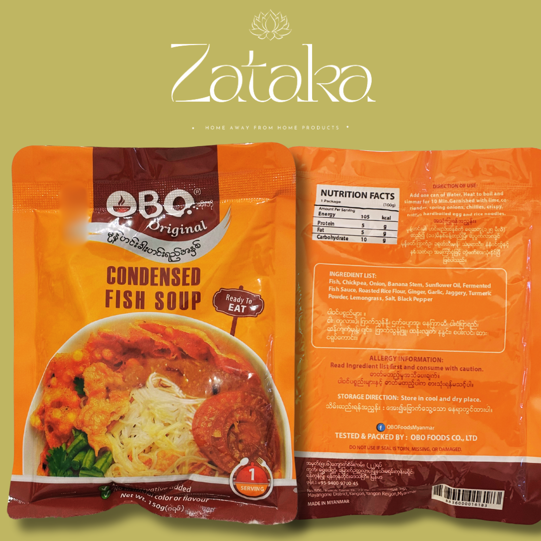 Obo မုန့်ဟင်းခါး ဟင်းရည် အနှစ် approx 150g