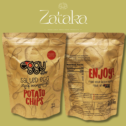 Eggy Original Potato Chips approx 125g